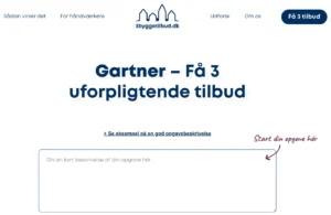 Gartnertilbud fra 3byggetilbud