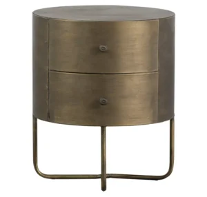 Bepurehome Collection rundt natbord i antikt messinglook