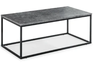Kullaberg sofabord med betonlook og sort stel