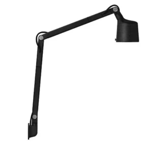 Vipp 522 væglampe med lang sort arm