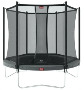 Berg Favorit 270 grå trampolin med sikkerhedsnet