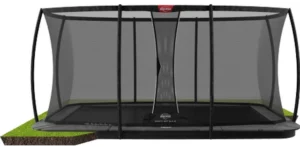 Berg Ultim Champion FlatGround 410 nedgravet firkantet trampolin