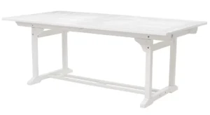 Coop Liva XL stort hvidt havebord i træ