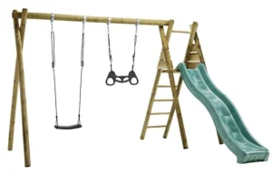 Nordic Play gyngestativ med rutsjebane