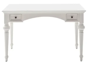 Novasolo Provence skrivebord i antikt look af hvidmalet mahogni