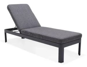 ScanCom Catarina sort liggestol med hynde